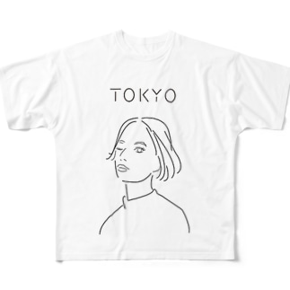 Tokyo girl All-Over Print T-Shirt