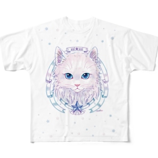 Star Cat All-Over Print T-Shirt