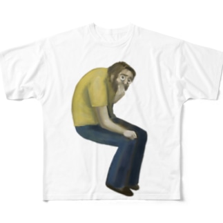 衝撃おじさん All-Over Print T-Shirt