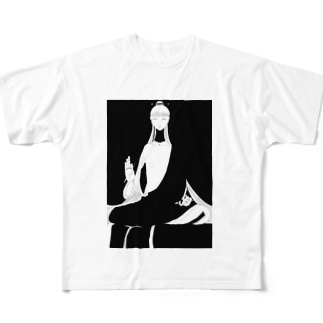 祈りと鎮魂 All-Over Print T-Shirt