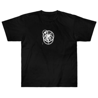 時計W縦「足跡を残して」より　©satch Heavyweight T-Shirt