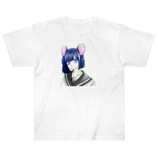 サブカル ネズミミ少女 Heavyweight T-Shirt
