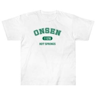 ONSEN (グリーン) Heavyweight T-Shirt