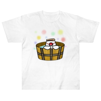 まったり水浴び文鳥① Heavyweight T-Shirt