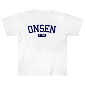 ONSEN 1126（紺） Heavyweight T-Shirt