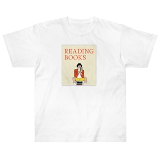 Reading Books Heavyweight T-Shirt