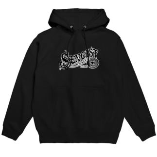 LOWSTYLE 白バック Hoodie