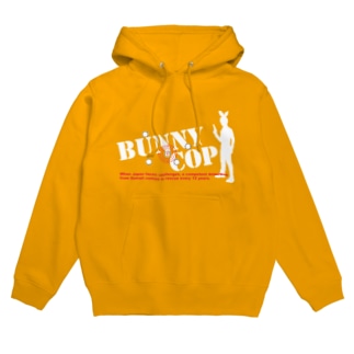 BUNNY COP LOGO W&R パーカー