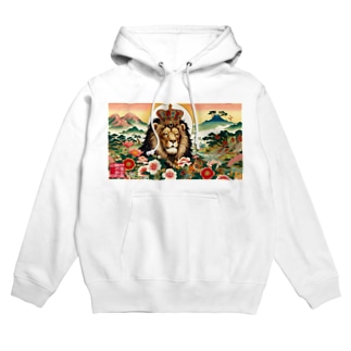 獅子王（和風） Hoodie