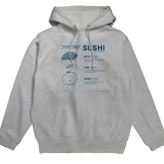 THE 寿TRUCTURE OF SUSHI - monocolor Hoodie
