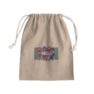 JOSHIKAI(イラストのみ) Mini Drawstring Bag