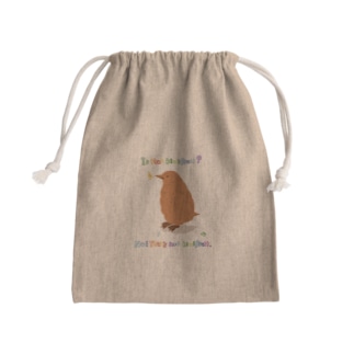 キウイペンギン『Rちゃん』 Mini Drawstring Bag