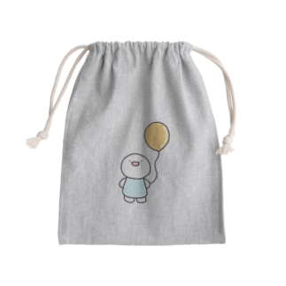 コロちゃんと風船 Mini Drawstring Bag