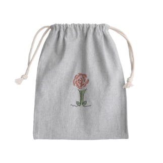 なんちゃって薔薇さん Mini Drawstring Bag