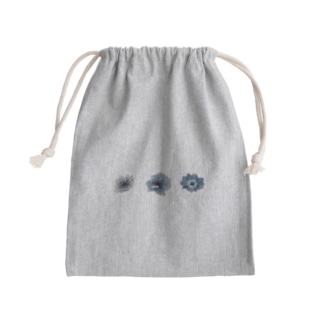 Anemone-Blue Mini Drawstring Bag