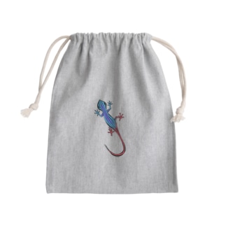 トカゲくん（色違い） Mini Drawstring Bag