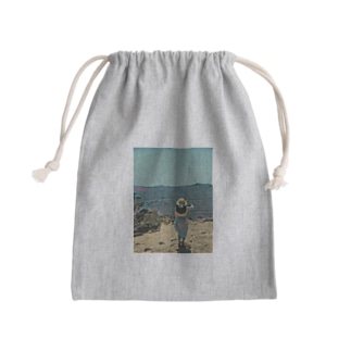 Sea girl Mini Drawstring Bag