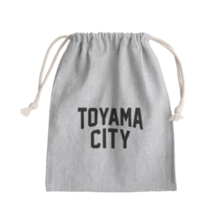 富山市 TOYAMA CITY Mini Drawstring Bag
