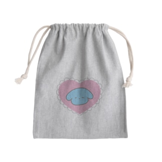 ラブリーないぬ ・ ピンク Mini Drawstring Bag