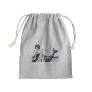 花魁人魚 Mini Drawstring Bag