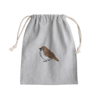 スズメ印　スズメの女の子 Mini Drawstring Bag