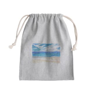 ビーチ Mini Drawstring Bag