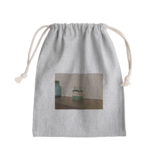 街の小瓶 Mini Drawstring Bag