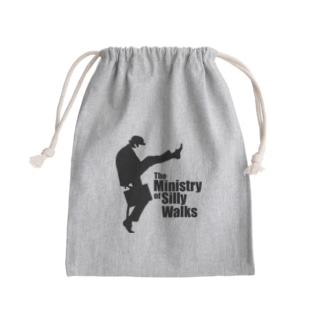 The Ministry of Silly Walks（バカ歩き省）2/2 Mini Drawstring Bag
