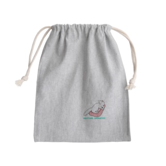 くつろぎニャンコ ロゴ入り② Mini Drawstring Bag