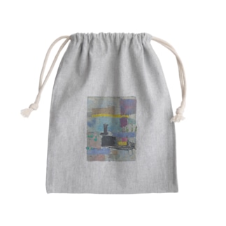 Glitch_1 Mini Drawstring Bag