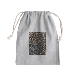 珈琲焙煎 Mini Drawstring Bag