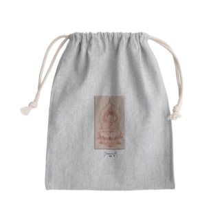 五百幼童経の世界 仏画 008：Buddha A3-2 003 Mini Drawstring Bag