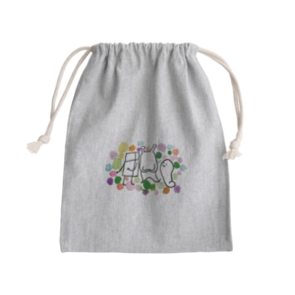 消しゴム・宇宙・ヘビトリオ Mini Drawstring Bag