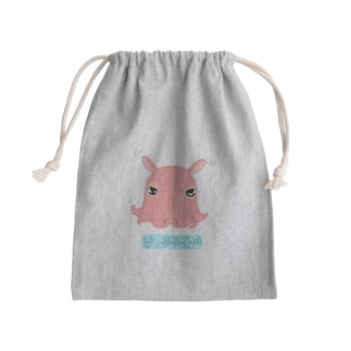 「僕はメンダコ」ハングルデザイン Mini Drawstring Bag