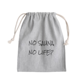 NO SAUNA NO LIFE? Mini Drawstring Bag