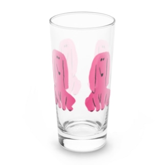 ピンクのわんわん Long Sized Water Glass