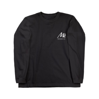 MESARION＋ロゴ　文字切り抜きVer（ホワイト） ロングスリーブTシャツ