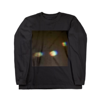 光の足跡-正方形 Long Sleeve T-Shirt