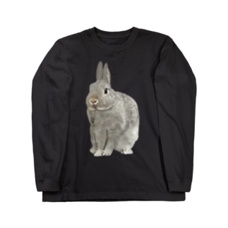 もっと遊びたいウサギさん Long Sleeve T-Shirt