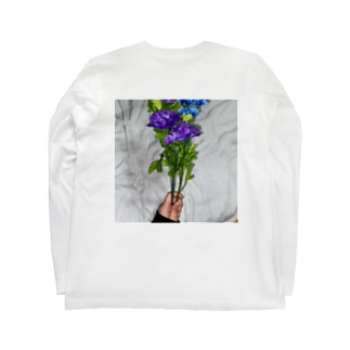 blue Flower Long Sleeve T-Shirt