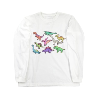 のんきな恐竜たち Long Sleeve T-Shirt