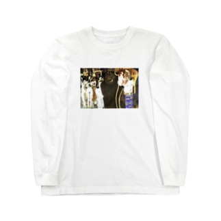 グスタフ・クリムト / 1902 /The Beethoven Frieze: The Hostile Powers. Left part, detail / Gustav Klimt Long Sleeve T-Shirt