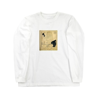 グスタフ・クリムト / 1901 /Januar / Gustav Klimt Long Sleeve T-Shirt