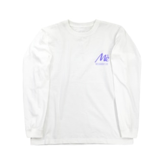 MESARION＋ロゴ文字切り抜きVer（紫） ロングスリーブTシャツ