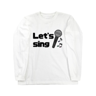 歌おうLet's sing Long Sleeve T-Shirt