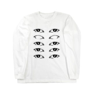Open Eyes Repetition Long Sleeve T-Shirt