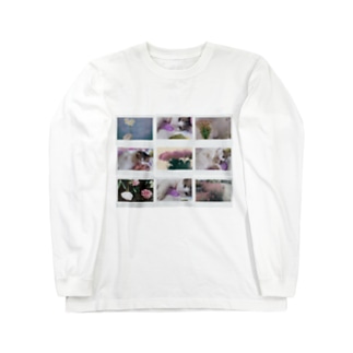 MOMOと春のコラージュ Long Sleeve T-Shirt
