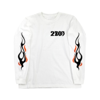 Flame Long T-shirt Long Sleeve T-Shirt