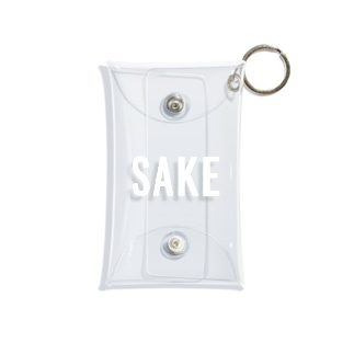 SAKE（文字が白色） Mini Clear Multipurpose Case