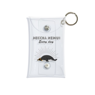 MECCHA NEMUI ペンギン Mini Clear Multipurpose Case